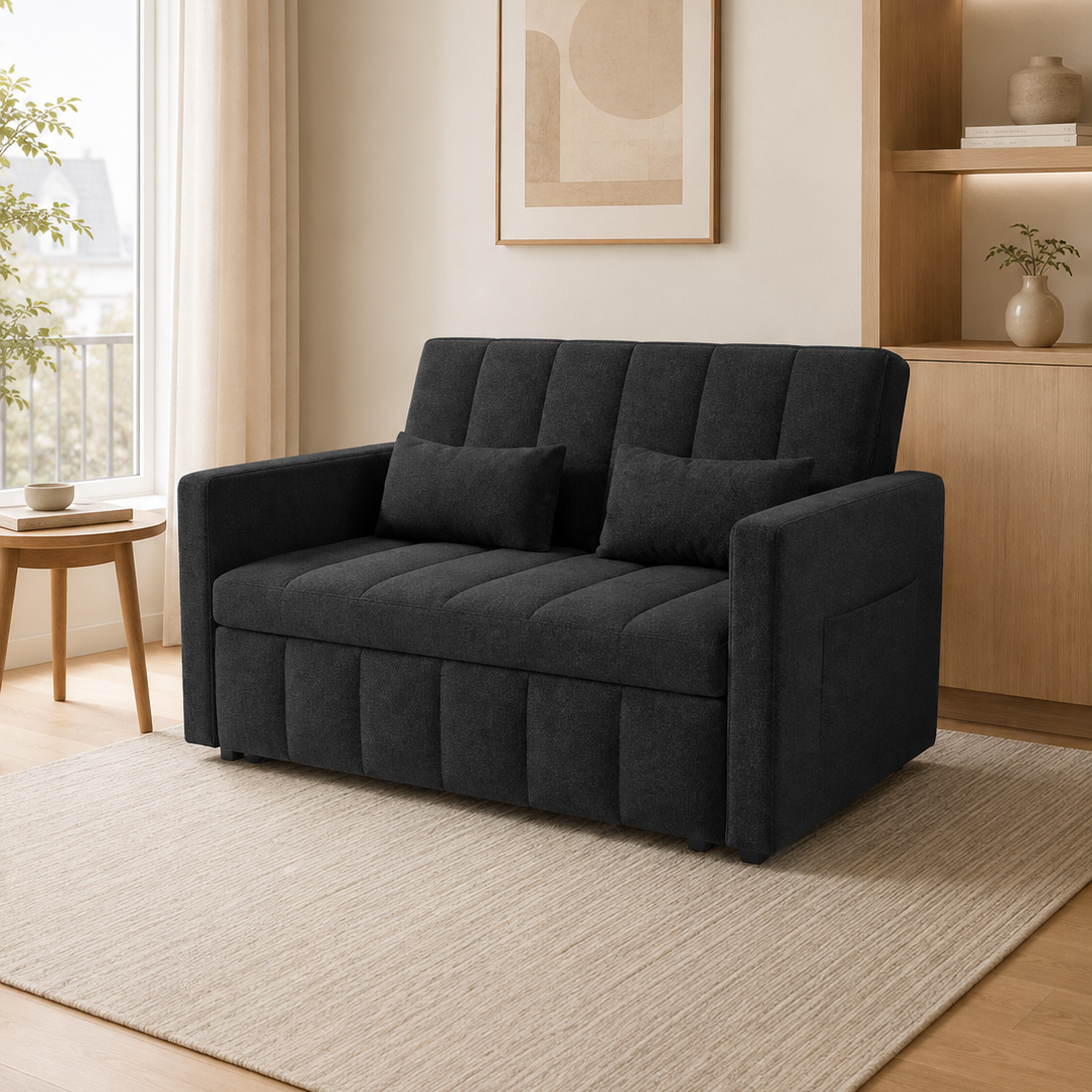 3-in-1 Convertible Sleeper Sofa Bed for Small Spaces