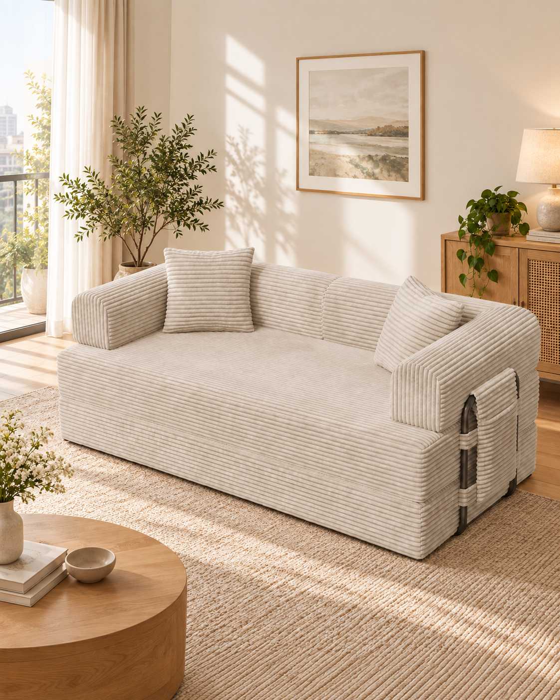 Convertible Sleeper Sofa Bed for Small Spaces