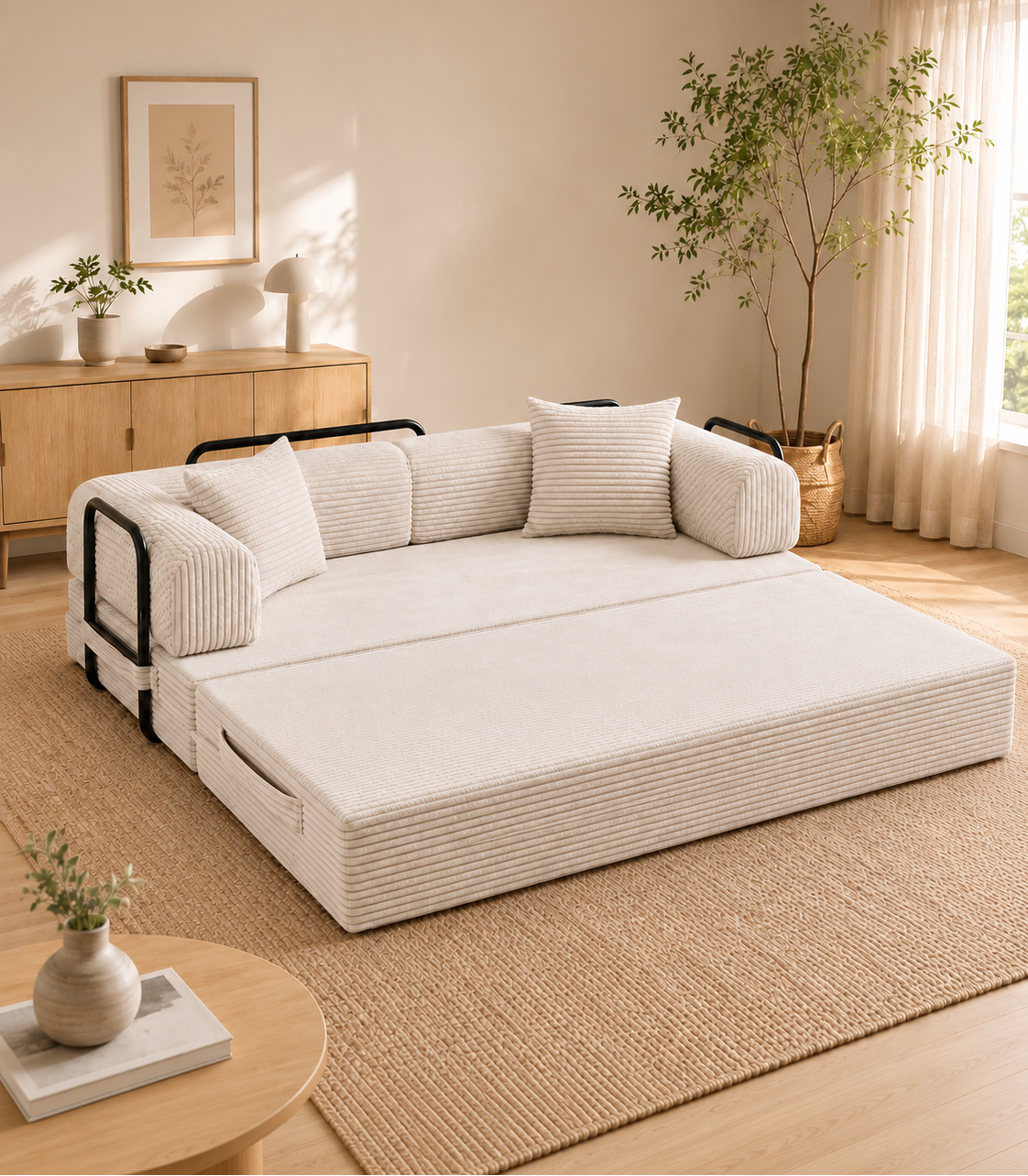 Convertible Sleeper Sofa Bed for Small Spaces