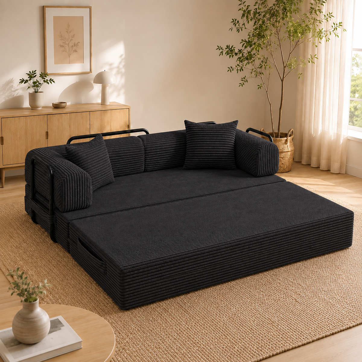 Convertible Sleeper Sofa Bed for Small Spaces