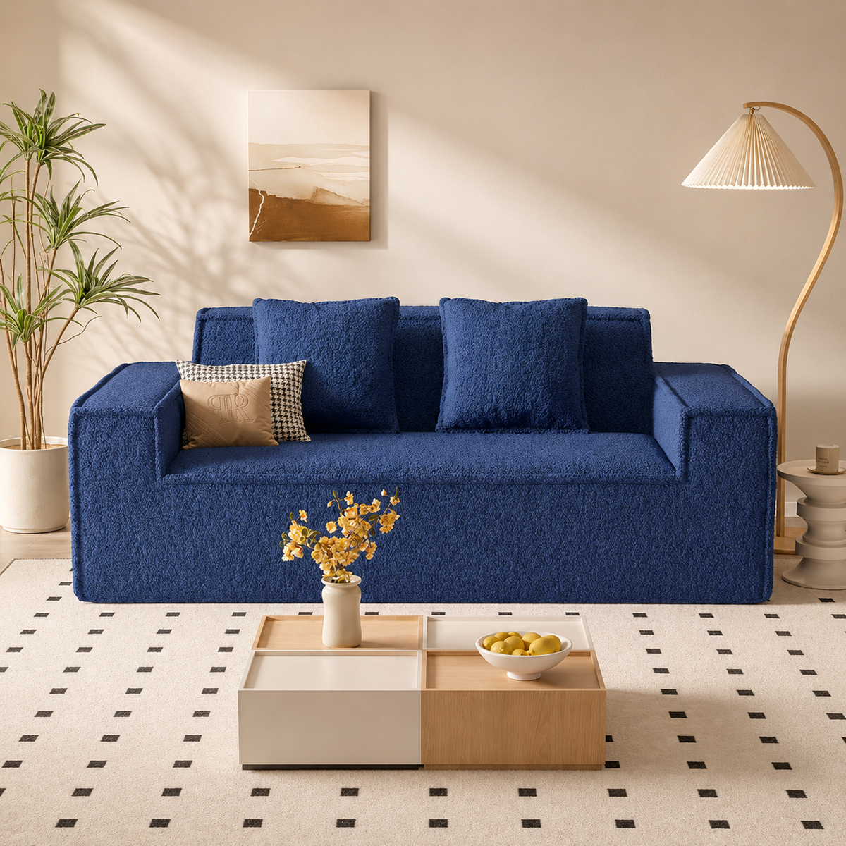 78-Inch Sofa for Small Spaces