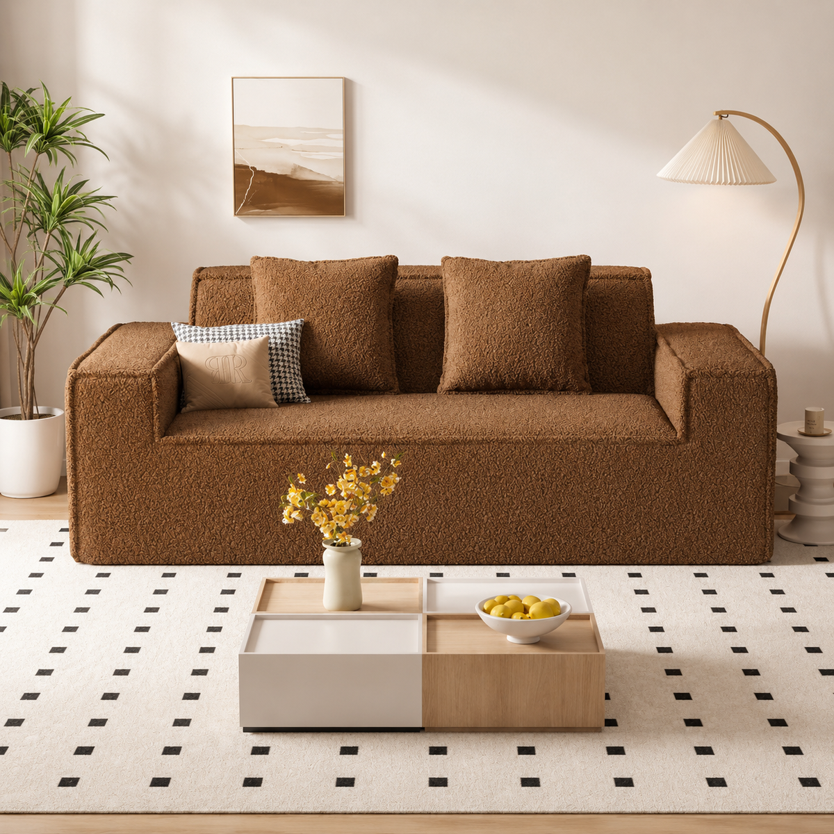 78-Inch Sofa for Small Spaces