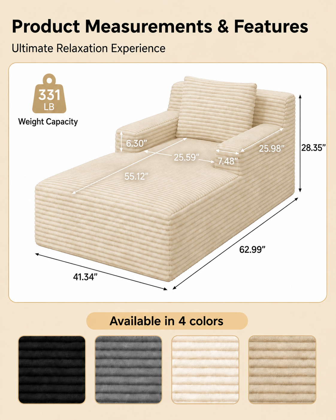 Convertible Velvet Sleeper Chair for Small Spaces