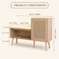 Shoe Storage Bench for Small Entryway