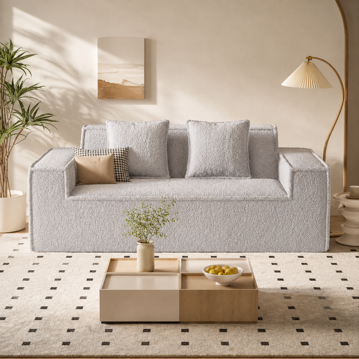 78-Inch Sofa for Small Spaces
