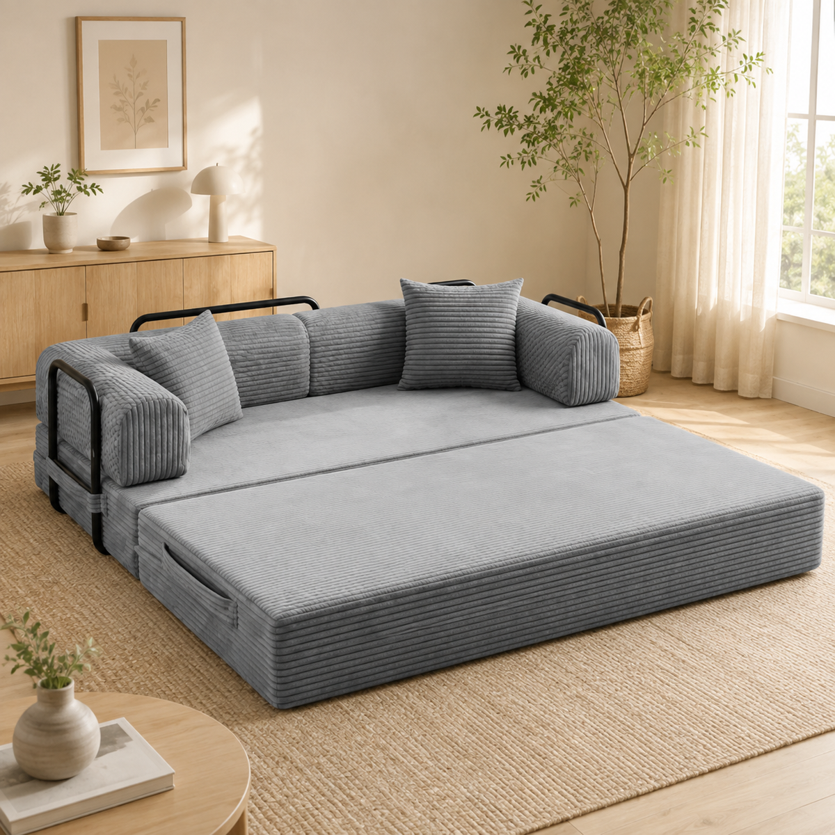 Convertible Sleeper Sofa Bed for Small Spaces