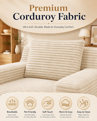 Convertible Velvet Sleeper Chair for Small Spaces